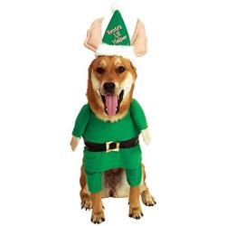 Rubies Costume Santas Little Helper Elf Pet Costume