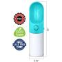 Pet Water Bottle, Leak-Proof Dog Water Dispenser with Drinking Feeder for Pets - Outdoor Walking, Hiking, Traveling - Portable and Convenient, Food-Grade, BPA-Free Silicone Multi-Color Options 14oz