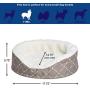 MidWest Homes for Pets CU20MRD Couture Orthopedic Cradle Pet Bed for Dogs & Cats, X-Small