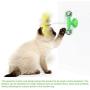 N/D Windmill cat Toy, cat Toy Turntable, Funny cat Stick, pet Toy, Catnip Interactive cat Toy