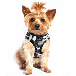 American River Camo Choke-Free Dog Harness - Gray