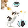 SUDUN Cat Toy Chaser, Creative Tumbler Cat Chasing Toy with Catnip Ball 360 Degree Rotation Ball Cat Training Toy Interactive Cat Swing Toy Suitable for Indoor Cat Educational Toys
