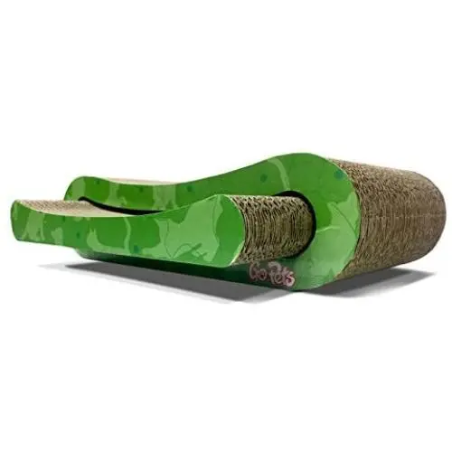 Premium Cat Scratcher by GoPets, Infinity Lounge Corrugated Cardboard is Reversible with Additional Insert to Last 4X Longer, Includes 1 Pack Catnip, Ergonomic Scratching Post, Cutouts to Hide Toys Premium Cat Scratcher by GoPets, Infinity Lounge Corrugated Cardboard is Reversible with Additional Insert to Last 4X Longer, Includes 1 Pack Catnip, Ergonomic Scratching Post, Cutouts to Hide Toys