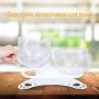 Joyshare Double Cat Food Bowls with Raised Stand, 15°Tilted Platform Cat Feeders Water Bowl, Stress-Free for Cats and Small Dogs, Non Slip and Durable, Gift for Pets