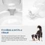 Companet Cat Dog Automatic Water and Food Bowls,Tilted Cat Food Bowl Water Food Bowl Double 0-15°Adjustable Tilted Water and Food Bowl Set,Raised Pet Bowl for Cats or Small Dogs