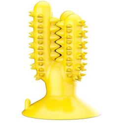 Dog Chew Toys Toothbrush Interactive Toy for Dogs Training IQ Teeth Cleaning Durable Small Medium Large Dog Puppy Chewing,Yellow