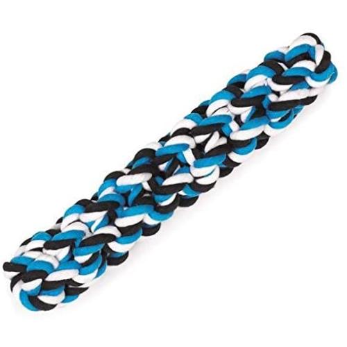Grriggles Rope Stick Dog Toys Tough Durable Dental Chew 10'' Long Choose Blue or Purple