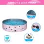 Dog Pools for Large Dogs - Kiddie Pool for Dog Swimming Pools Portable Bathtub Cute Dog Bath Tubs for Dogs, Cats and Kids