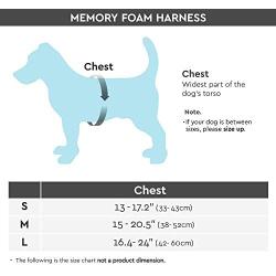 Gooby Dog Harness - Escape Free Memory Foam Step-in Small Dog Harness - Perfect on The Go Four-Point Adjustable - No Pull Harness for Small Dogs or Cat Harness