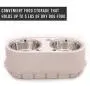 Store-N-Feed Adjustable Raised Dog Bowl, Dog Feeder & Dog Food Storage Containers - Large Dog Bowl Stand Adjusts from 8'' to 12'' (Dog Food Container, Unique Dog Water Bowl Dispenser and Dog Food Bowl)