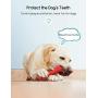 Eurigo Dog Bone Toys Red, Dog Chew Toys for Aggressive Chewers Nearly Indestructible for Large Medium Dogs Teething Durable Tough Dog Toys Chew Toys,Beef Flavor,Non-Toxic Natural Rubber Food Grade