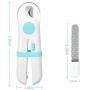 Pet Nail Clippers for Cats and Dogs with Safety Guard Light and LED Light Trimmer Free Nail File Professional Grooming Tool for Small Kitten Puppy Animal