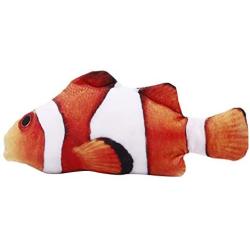 ocijf179 Lobster Toy Cat Electric Jumping Simulation Fish Toy with Mint Powder Kitten Pet Supplies - A