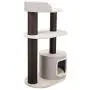 Royal Pet Club Cara Gray Cat Tower for Large Cats, with Scratching Posts, Two Platforms, Top Platform Padded with Back Rest, Condo, Removable Cushion (44444) Royal Pet Club Cara Gray Cat Tower for Large Cats, with Scratching Posts, Two Platforms, Top Platform Padded with Back Rest, Condo, Removable Cushion (44444)