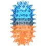 FOUFIT Pill Spiker TPR Dog Chew Toy, 3'', Blue/Orange FOUFIT Pill Spiker TPR Dog Chew Toy, 3'', Blue/Orange