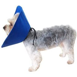 Alfie Pet - Soft Recovery Collar (for Dogs & Cats) - Color: Blue