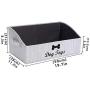 Geyecete Large Dog Toys Storage Bins - Foldable Fabric Trapezoid Organizer Boxes with Handle, Collapsible Basket for Dog Toys