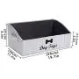 Geyecete Large Dog Toys Storage Bins - Foldable Fabric Trapezoid Organizer Boxes with Handle, Collapsible Basket for Dog Toys Geyecete Large Dog Toys Storage Bins - Foldable Fabric Trapezoid Organizer Boxes with Handle, Collapsible Basket for Dog Toys