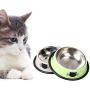SAsagi Stainlless Steel Pet Bowl,Anti Overturn Dog Cat Food Water Container Premium Automatic Water Dispenser Feeder for Cats Dogs Pets