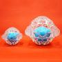 Pet Dog Toy Ball Sound Foraging Toy Ball Soft and Flexible Floatable/9.1x7.5cm