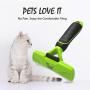 ORFELD Pet Grooming Brush Reduces Shedding by Up to 95% Perfect for Dogs and Cats, Curved Brush Protect Pets