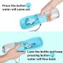 Dog Water Bottle - Foldable Dog Water Dispenser for Walking with Dog Waste Bag, Portable Pet Water Bottle for Travel, BPA Free Water Bottle for Cat, Rabbit,Puppy and Other Animals(10 Oz)