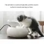 KUANDARM Fountains and Water Features, Pet Automatic Water Dispenser Mute Circulating Water Drinking Fountains for Dogs, White KUANDARM Fountains and Water Features, Pet Automatic Water Dispenser Mute Circulating Water Drinking Fountains for Dogs, White