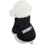 2 Pieces Pet Clothes Puppy Hoodie Sweater Dog Pullover Sweater I Love My Mom Dog Sweatshirt Warm Sweater (M, Black and Pink)