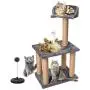 VARWANEO Cat Scratching Post, Cat Scratcher Tree with Bed, 5 Large Natural Sisal Pillar for Small Cat and Kitten Furniture Scratch Deterrent VARWANEO Cat Scratching Post, Cat Scratcher Tree with Bed, 5 Large Natural Sisal Pillar for Small Cat and Kitten Furniture Scratch Deterrent