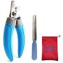 Hunter Paisley Razor Sharp Dog Nail Trimmer for Large Dogs. Dual Port Large Dog Nail Clippers for Thick Nails. Heavy Duty X Large Dog Nail Clippers with Guard and Dog Nail Filer Kit Set
