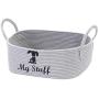Geyecete Dog Dog Toy Basket Storage Cotton Rope Storage Basket Pet/Doy Toy Box Dog Storage Basket Basket Dog Toy Storage Basket-Dog