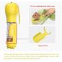 Water Bottle for Dog, Dog Travel Water Bottle, Drinking Feeder with Potty Waste Bags Shovel and Food Space Bpa-Free 3 in 1 Multifunction
