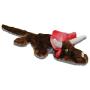 MPP Dog Toys Dinosaur Stuffing Free Squeaker Tug Pick Size Assorted Dino Characters
