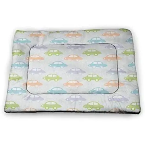 DayDayFun Kids Pet Mat Bed Colorful Doodle Style Fish Figures with Happy Faces and Bubbles Under The Sea Aquarium Pet Mats for Litter Boxes Multicolor DayDayFun Kids Pet Mat Bed Colorful Doodle Style Fish Figures with Happy Faces and Bubbles Under The Sea Aquarium Pet Mats for Litter Boxes Multicolor