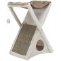 Royal Pet Club Pet Products Miguel Fold and Store Cat Tower, 20.25 x 13.75 x 25.5, Gray/Light Gray