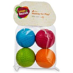 Leaps & Bounds Foam Ball Cat Toys, Pack of 4 Balls, Assorted