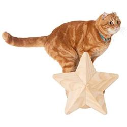 MYZOO Twinkle Star, Cat Tree, Scratcher Made of Solid Wood Modern Furniture Design,Also Suitable for Kitten