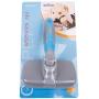 GEEPET Self Cleaning Slicker Brush for Dogs and Cats - Easy to Clean Pet Grooming Brush Removes Mats, Tangles, and Loose Hair with Minimal Effort and Comfort - Suitable for Long or Short Hair