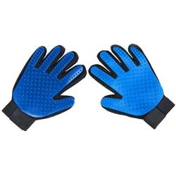Pet Brush Glove Pet Dog Cat Gentle Efficient Massage Grooming Glove (a Pair)