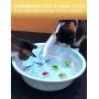 I-SHUNFA Interactive Swimming Robot Fish Toy for Cat and Dog with LED Light, Activated in Water Magical Electric Toy Stimulate Your Pets Hunter Instincts Best Gift for Your Pets