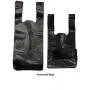 Originalpetbags Easy Open & Easy tie-Handle 15'' Long, Strong Leak-Proof Poop Bags, Dog Waste Bags, Made in USA (not on Rolls) (400 Unscented Easy Open Bags, Black)