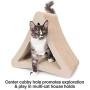PetFusion 3-Sided Vertical Cat Scratching Post (Avail in 2 Sizes). [Multiple Scratching Angles to Match Your Cats Preference]