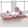 Bundaloo Cat Window Perch | Easy Set-up DIY Kitty Sill | Mounted Shelf Bed for Pets | House Pets Furniture | Sturdy Couch for All Kitten Sizes | Washable Foam Seat