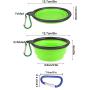 Portable Dog Water Bottle with Collapsible Bowl, FineGood 2.76'' Big Trough 12OZ Leak Proof Pet Travel Drinking Bottle for Small Cat Puppy for Outdoor Hiking Walking