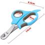 Pet Nail Clipper Paw Guillotine Keep Safe Paw Free Glove Hair Remover Nail File