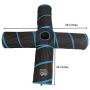 Feline Ruff Premium 4 Way Cat Tunnel. Extra Large 12 Inch Diameter and Extra Long. A Big Collapsible Play Toy. Wide Pet Tunnel Tube for Rabbits, Kittens, Large Cats, and Dogs.