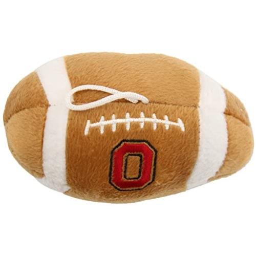 NCAA Dog Toy. Football Toy for Dogs & Cats. - Durable Sports PET Toy - Available in 5 School Teams - College PET Toy - Collegiate Dog Toy