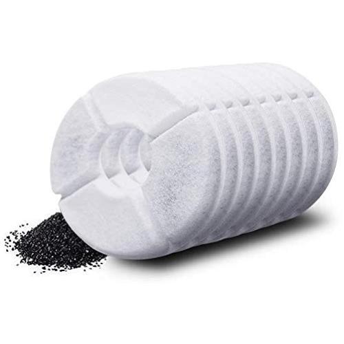 YOUTHINK Pet Water Fountain Replacement Filter, 8 Pack Premium Cotton Activated Carbon Replacement Water Fountain Filter for 1.6L and 2.4L Pet Fountain, Pet Water Fountain Filter, Keep Water Fresh YOUTHINK Pet Water Fountain Replacement Filter, 8 Pack Premium Cotton Activated Carbon Replacement Water Fountain Filter for 1.6L and 2.4L Pet Fountain, Pet Water Fountain Filter, Keep Water Fresh