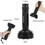 UV Blacklight Flashlight, Super Bright 128 LED Pet Dog Cat Urine Detector light Flashlight for Pet Urine Stains, UV Black light Flashlight for Bed Bugs, Scorpions Hunting