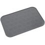 SmithBuilt 24'' x 16'' Large Dog Food Mat - Waterproof Non-Slip Silicone Cat Pet Bowl Feeding Placemat